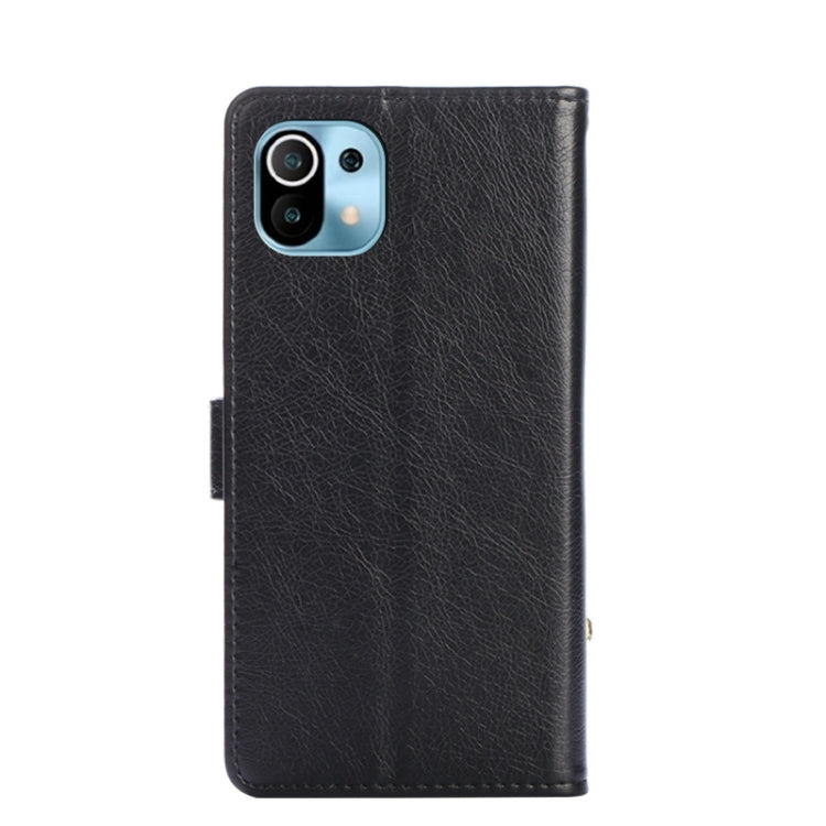 Zipper Bag PU + TPU Horizontal Flip Leather Case with Holder & Card Slot & Wallet & Lanyard For Xiaomi Mi 11
