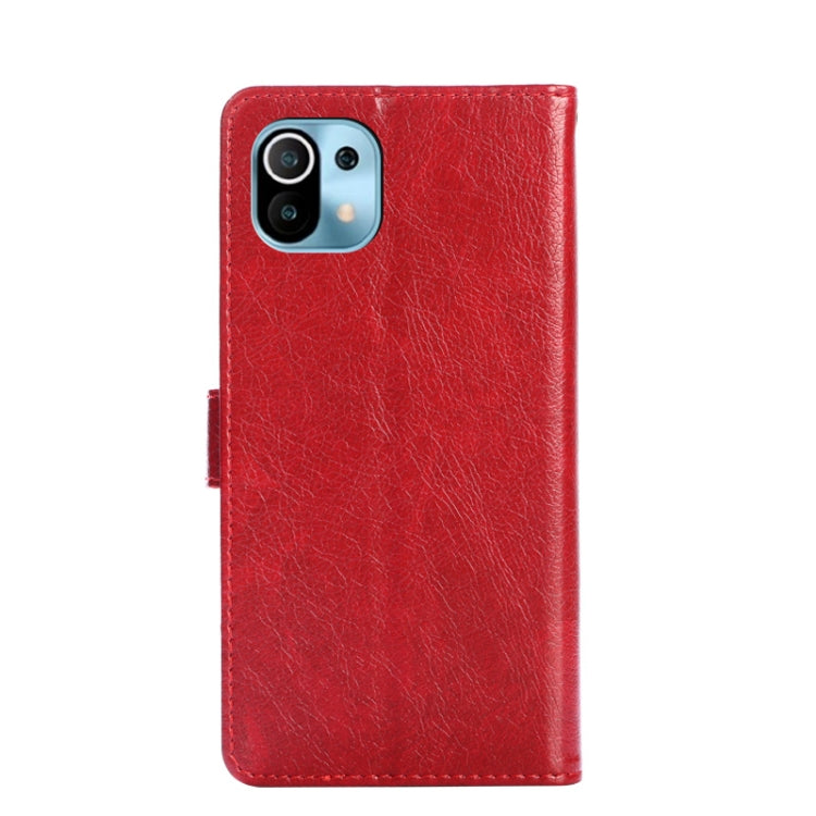 Zipper Bag PU + TPU Horizontal Flip Leather Case with Holder & Card Slot & Wallet & Lanyard For Xiaomi Mi 11