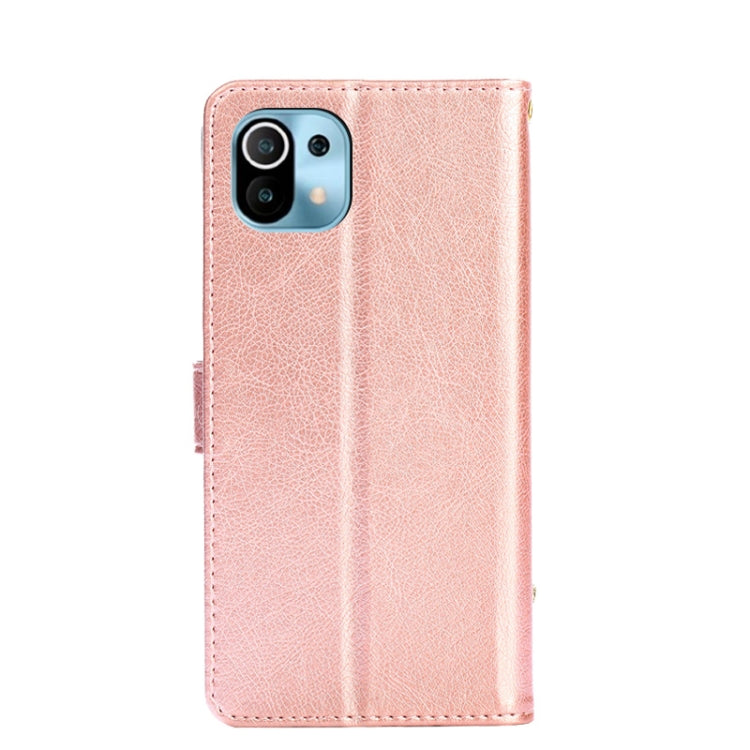 Zipper Bag PU + TPU Horizontal Flip Leather Case with Holder & Card Slot & Wallet & Lanyard For Xiaomi Mi 11