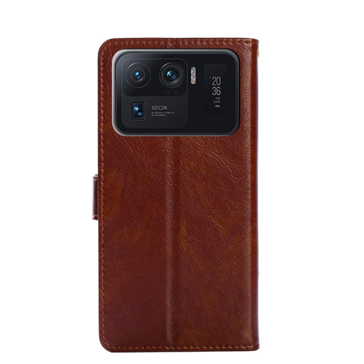 Zipper Bag PU + TPU Horizontal Flip Leather Case with Holder & Card Slot & Wallet & Lanyard For Xiaomi Mi 11 Ultra