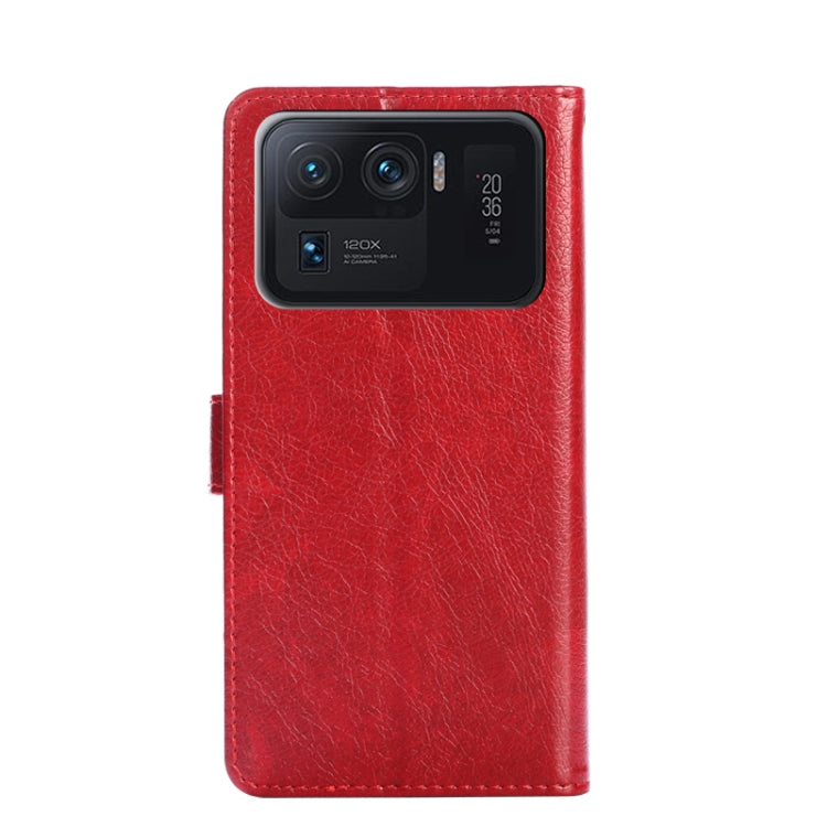 Zipper Bag PU + TPU Horizontal Flip Leather Case with Holder & Card Slot & Wallet & Lanyard For Xiaomi Mi 11 Ultra