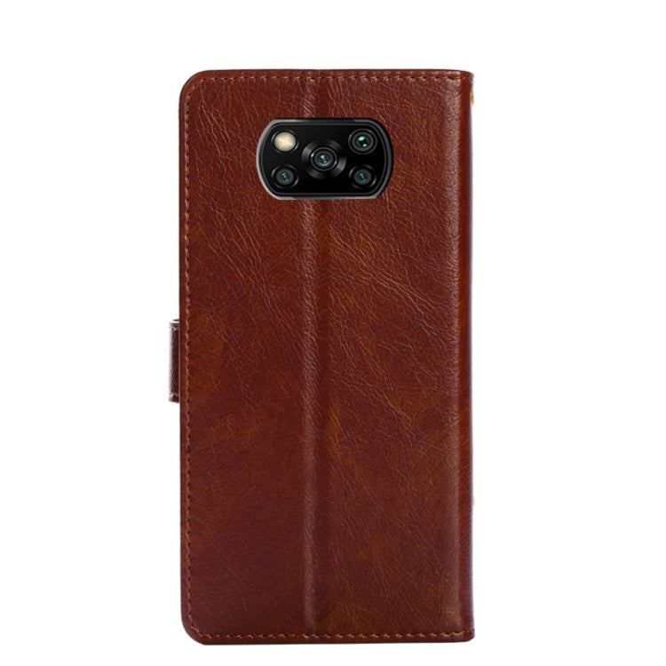 Zipper Bag PU + TPU Horizontal Flip Leather Case with Holder & Card Slot & Wallet & Lanyard For Xiaomi Poco X3 NFC