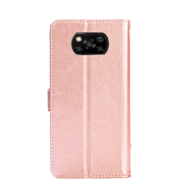 Zipper Bag PU + TPU Horizontal Flip Leather Case with Holder & Card Slot & Wallet & Lanyard For Xiaomi Poco X3 NFC