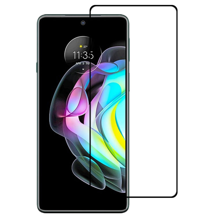 For Motorola Edge 20 Lite / Edge 20 Fusion Full Glue Full Screen Tempered Glass Film