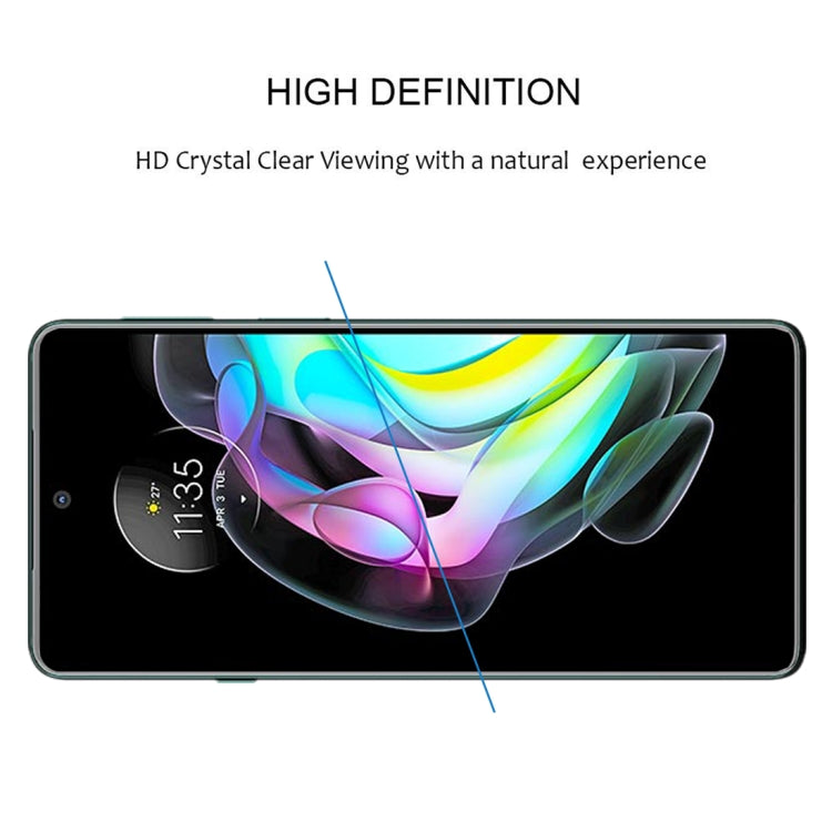 For Motorola Edge 20 Lite / Edge 20 Fusion Full Glue Full Screen Tempered Glass Film