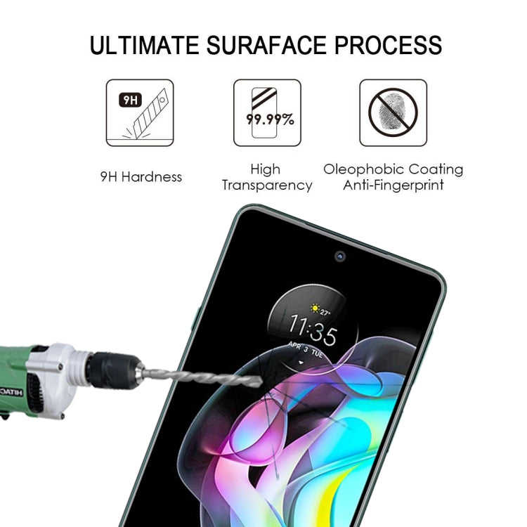 For Motorola Edge 20 Lite / Edge 20 Fusion Full Glue Full Screen Tempered Glass Film