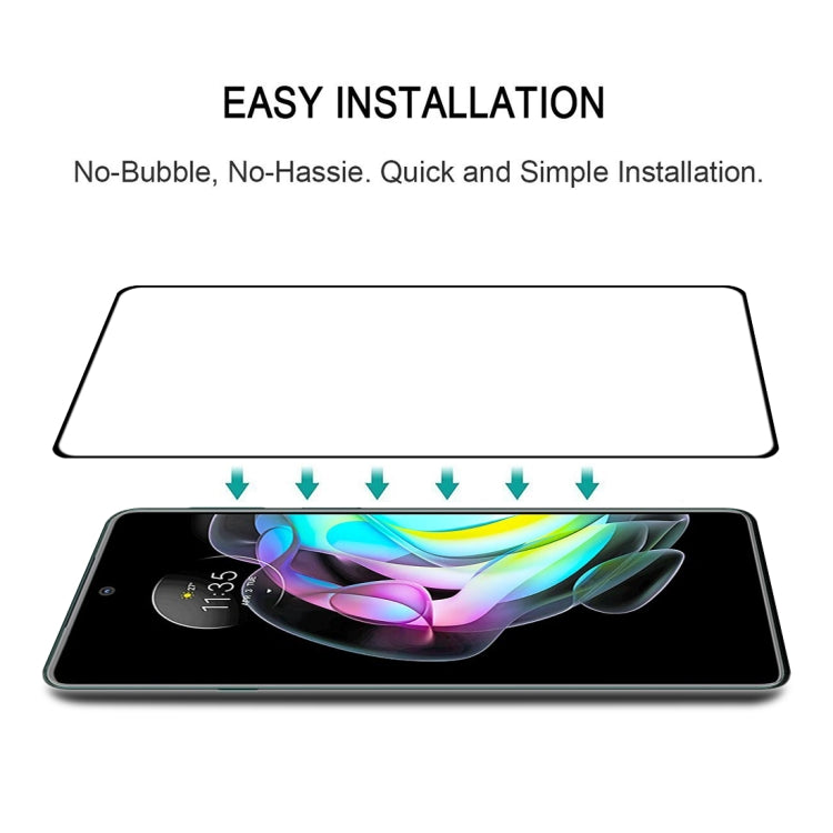 For Motorola Edge 20 Lite / Edge 20 Fusion Full Glue Full Screen Tempered Glass Film
