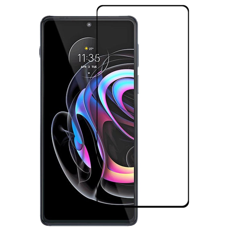 For Motorola Edge 20 Pro Full Glue Full Screen Tempered Glass Film