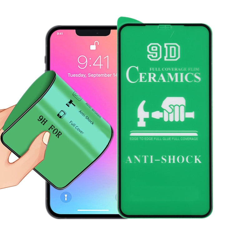 9D Full Screen Full Glue Ceramic Film For iPhone 14 Plus / 13 Pro Max