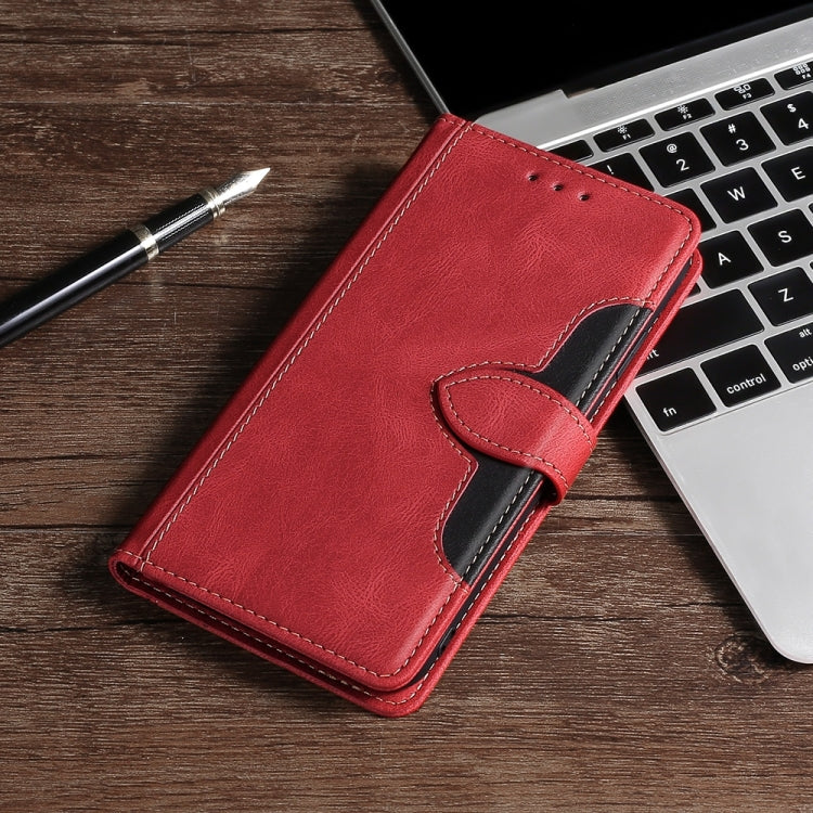 For Xiaomi Poco M3 Pro 5G Stitching Skin Feel Magnetic Buckle Horizontal Flip PU Leather Case with Holder & Card Slots & Wallet