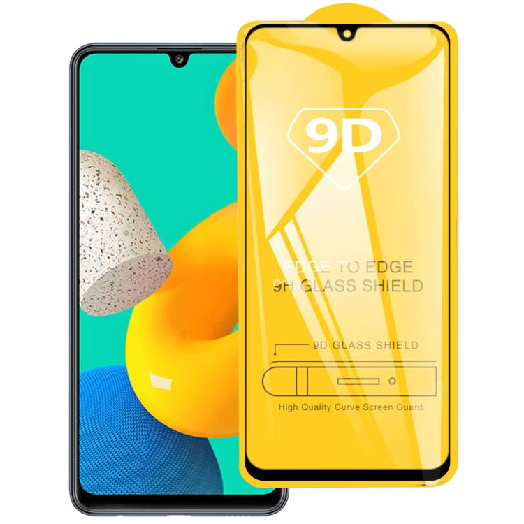 For Samsung Galaxy M32 4G 9D Full Glue Full Screen Tempered Glass Film