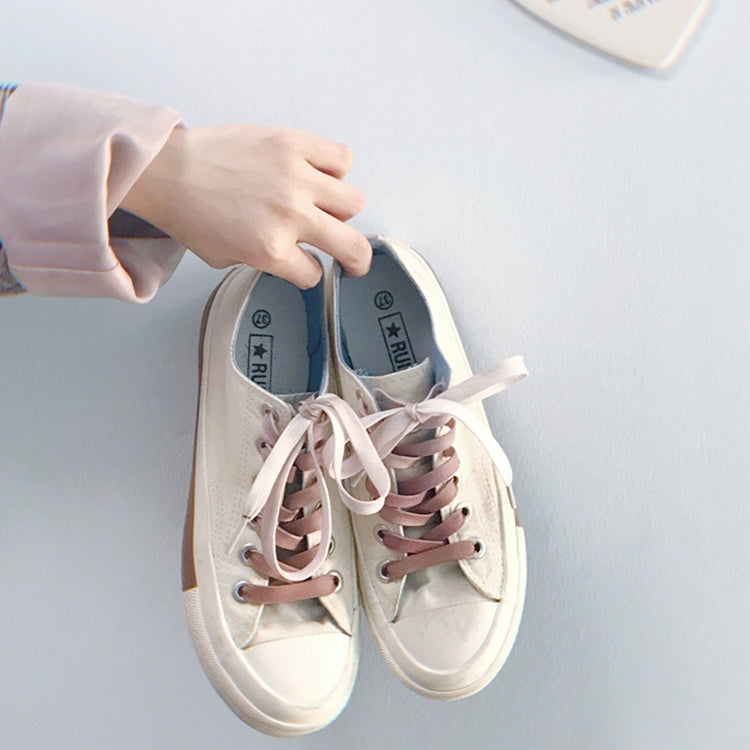 Students Retro Sports Board Shoes Ten Thousand Tears of Matching Color Canvas Shoes, Size:35(Beige)