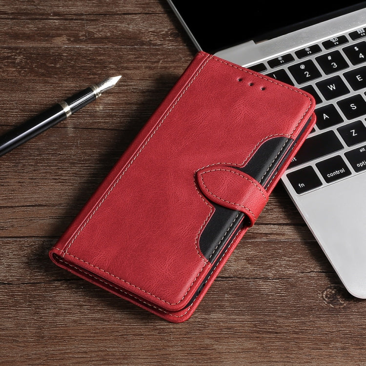For Samsung Galaxy S21 FE Stitching Skin Feel Magnetic Buckle Horizontal Flip PU Leather Case with Holder & Card Slots & Wallet