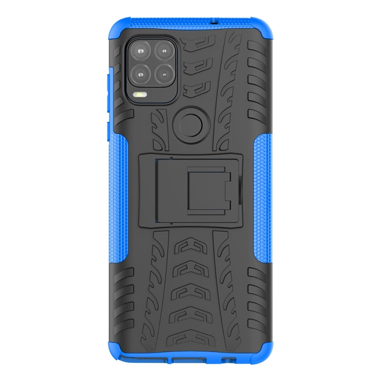 For Motorola Moto G Stylus 5G Tire Texture Shockproof TPU+PC Protective Case with Holder