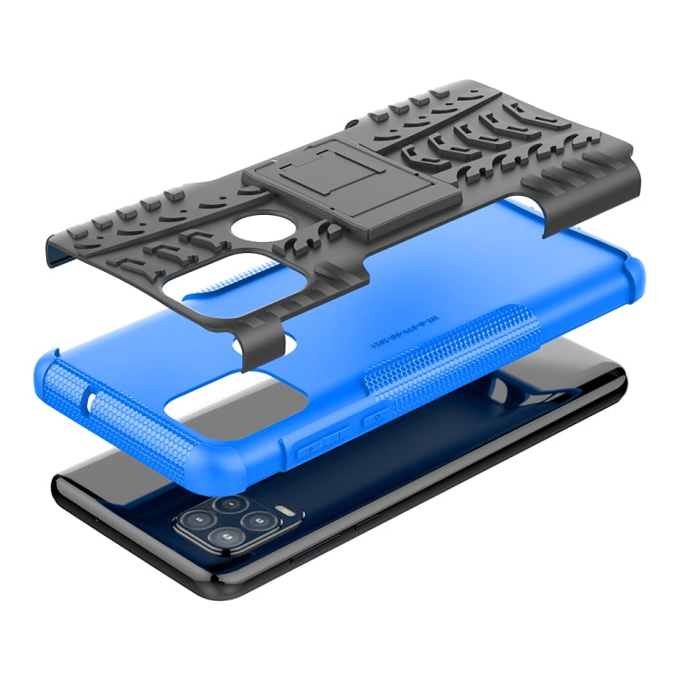 For Motorola Moto G Stylus 5G Tire Texture Shockproof TPU+PC Protective Case with Holder