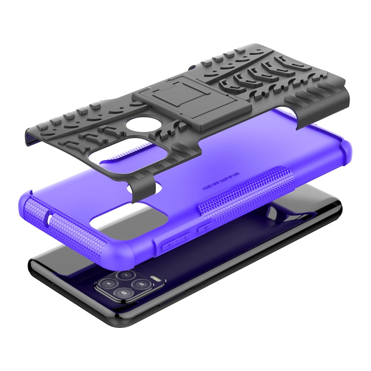 For Motorola Moto G Stylus 5G Tire Texture Shockproof TPU+PC Protective Case with Holder