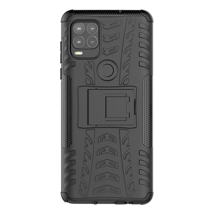 For Motorola Moto G Stylus 5G Tire Texture Shockproof TPU+PC Protective Case with Holder