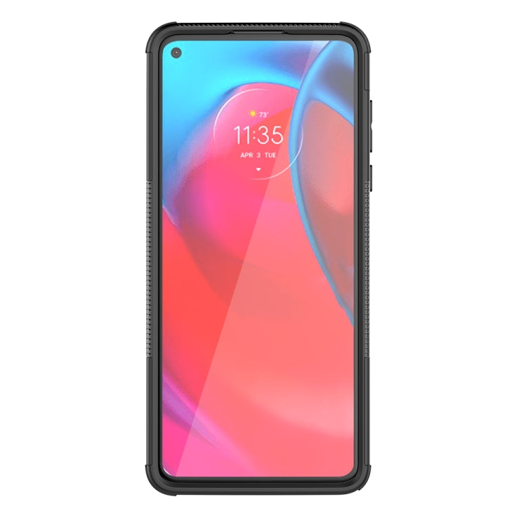For Motorola Moto G Stylus 5G Tire Texture Shockproof TPU+PC Protective Case with Holder