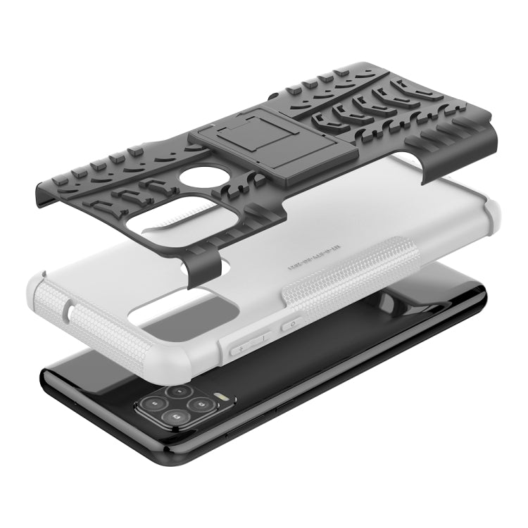 For Motorola Moto G Stylus 5G Tire Texture Shockproof TPU+PC Protective Case with Holder