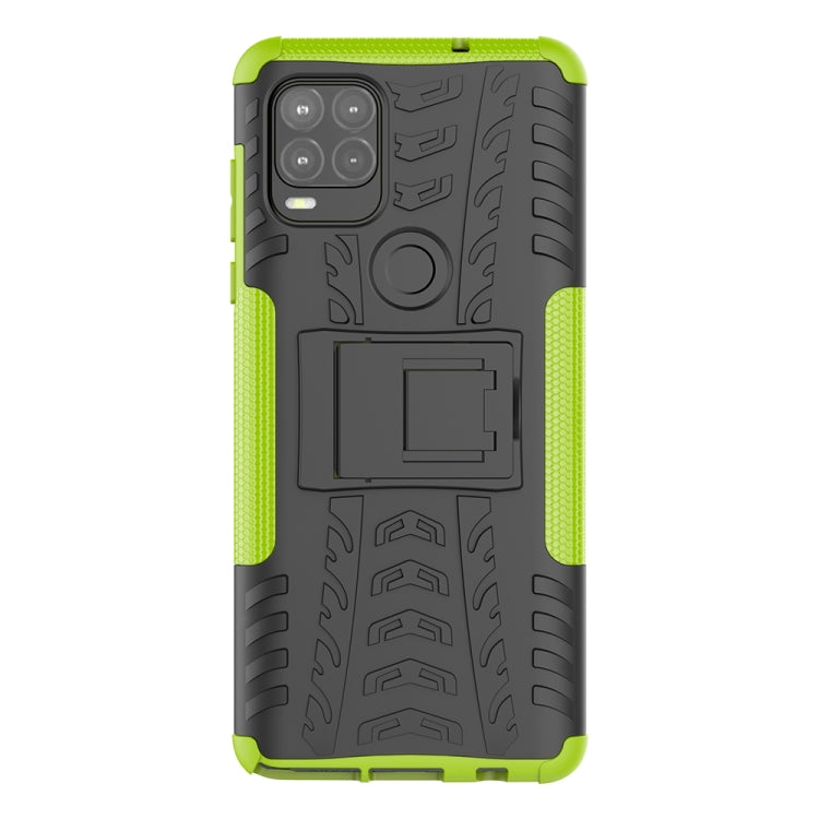 For Motorola Moto G Stylus 5G Tire Texture Shockproof TPU+PC Protective Case with Holder