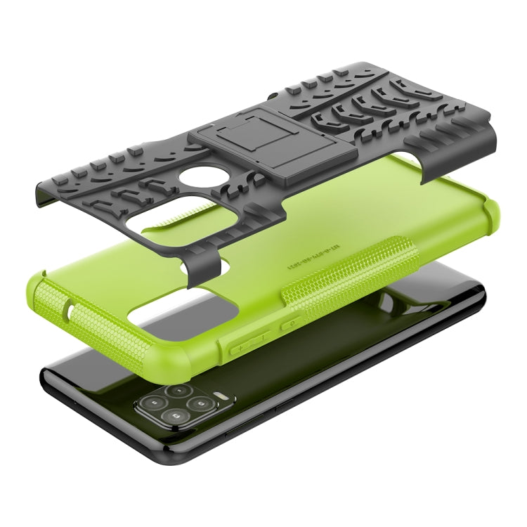 For Motorola Moto G Stylus 5G Tire Texture Shockproof TPU+PC Protective Case with Holder