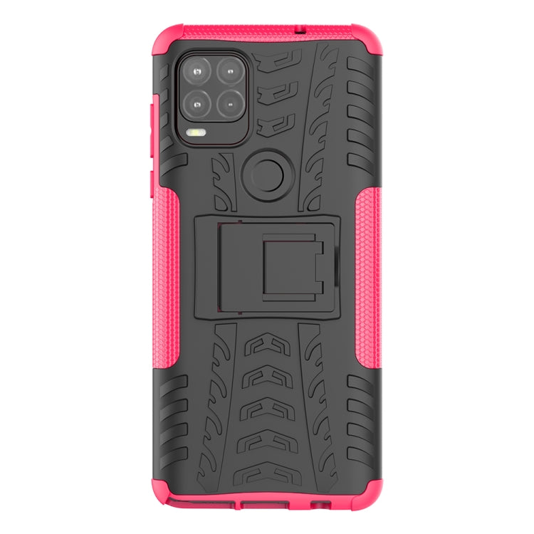 For Motorola Moto G Stylus 5G Tire Texture Shockproof TPU+PC Protective Case with Holder