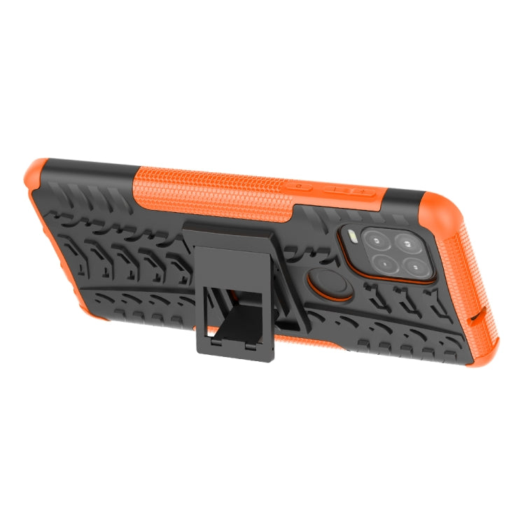For Motorola Moto G Stylus 5G Tire Texture Shockproof TPU+PC Protective Case with Holder