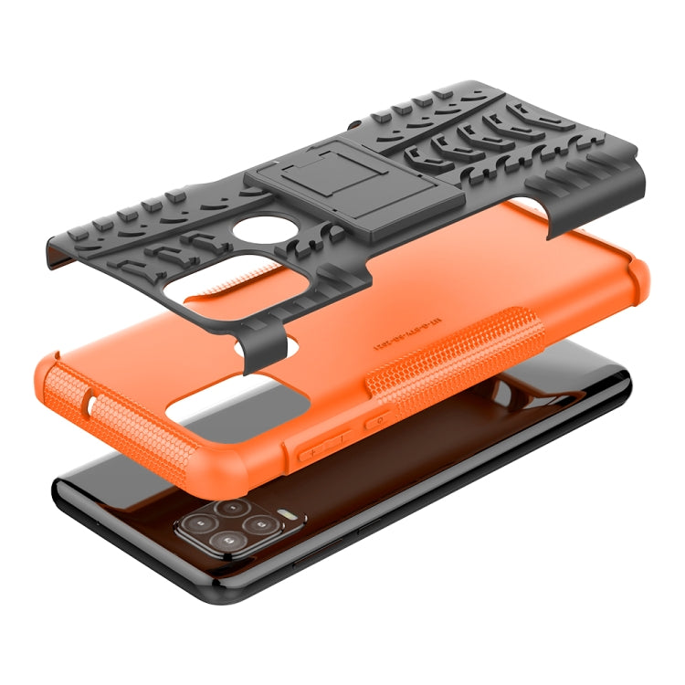 For Motorola Moto G Stylus 5G Tire Texture Shockproof TPU+PC Protective Case with Holder