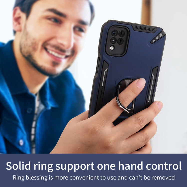 For LG K42 PC + TPU Protective Case with 360 Degrees Rotatable Ring Holder