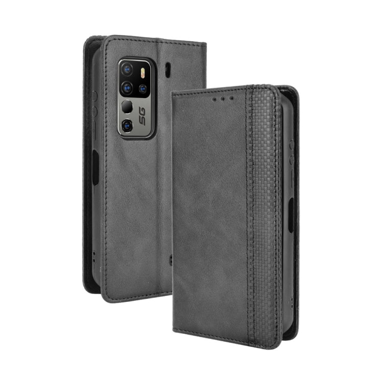 For Ulefone Armor 11 5G / Armor 11T 5G Magnetic Buckle Retro Crazy Horse Texture Horizontal Flip Leather Case with Holder & Card Slots & Photo Frame