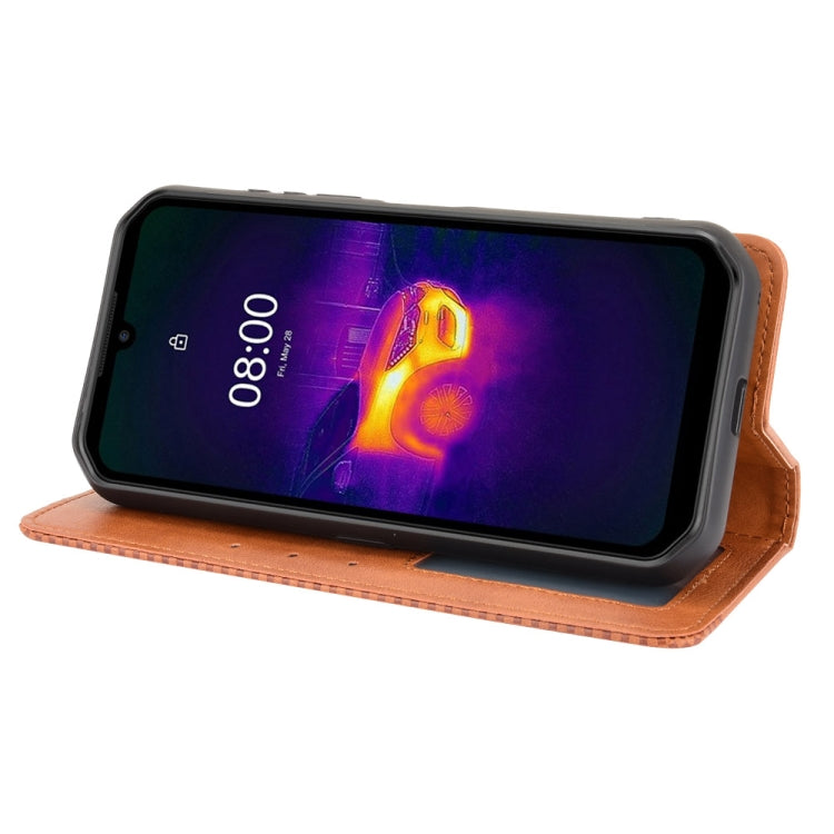 For Ulefone Armor 11 5G / Armor 11T 5G Magnetic Buckle Retro Crazy Horse Texture Horizontal Flip Leather Case with Holder & Card Slots & Photo Frame