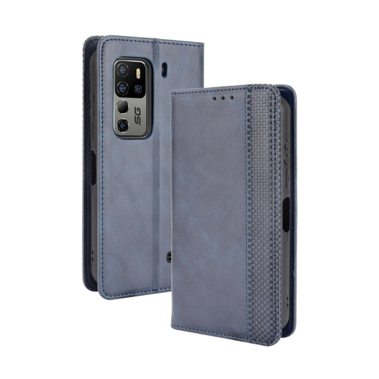 For Ulefone Armor 11 5G / Armor 11T 5G Magnetic Buckle Retro Crazy Horse Texture Horizontal Flip Leather Case with Holder & Card Slots & Photo Frame