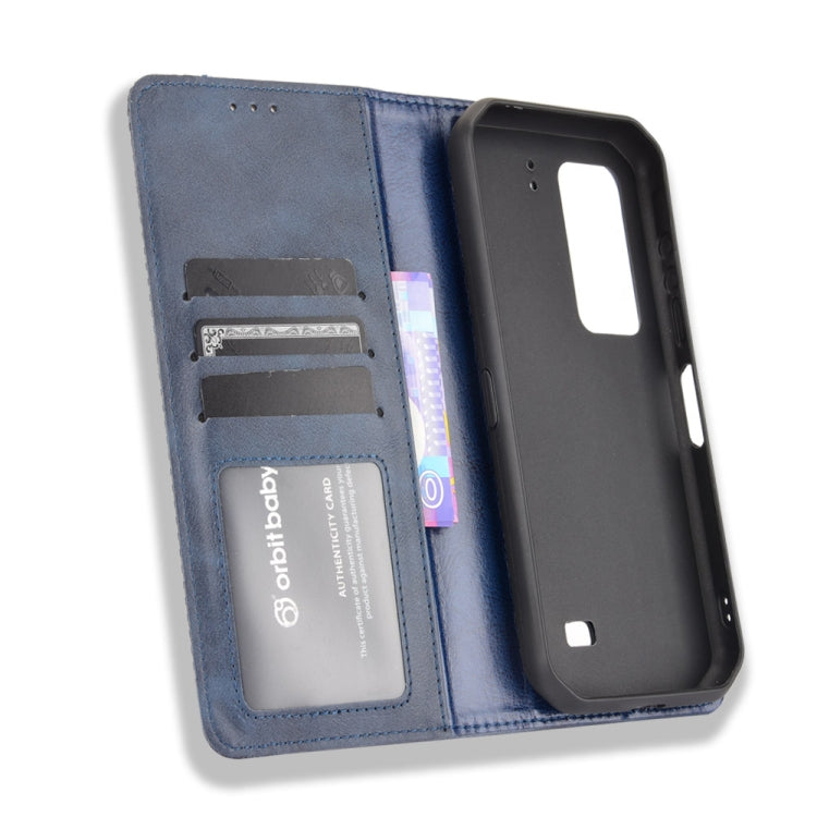 For Ulefone Armor 11 5G / Armor 11T 5G Magnetic Buckle Retro Crazy Horse Texture Horizontal Flip Leather Case with Holder & Card Slots & Photo Frame