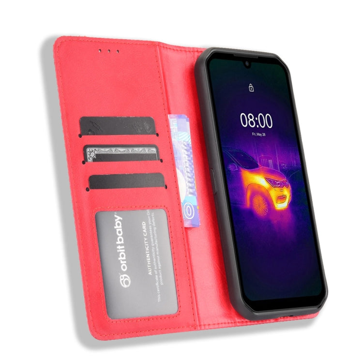 For Ulefone Armor 11 5G / Armor 11T 5G Magnetic Buckle Retro Crazy Horse Texture Horizontal Flip Leather Case with Holder & Card Slots & Photo Frame