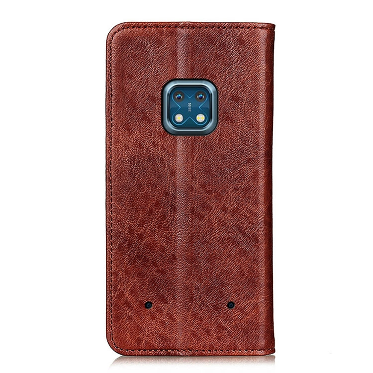 For Nokia XR20 5G Magnetic Crazy Horse Texture Horizontal Flip Leather Case with Holder & Card Slots & Wallet