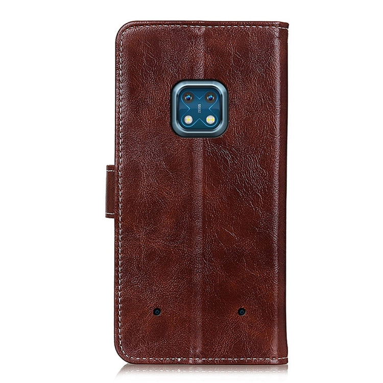 For Nokia XR20 5G Retro Crazy Horse Texture Horizontal Flip Leather Case with Holder & Card Slots & Photo Frame & Wallet