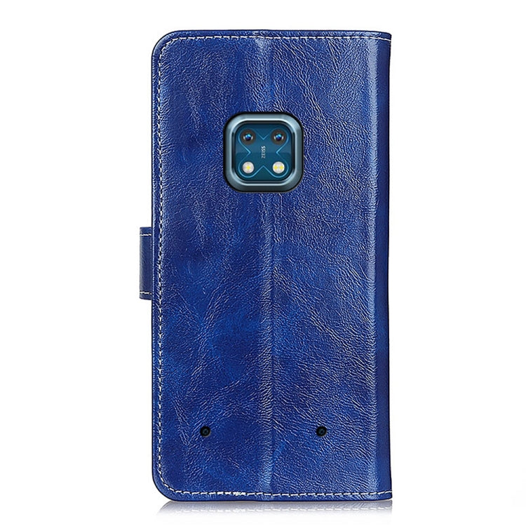 For Nokia XR20 5G Retro Crazy Horse Texture Horizontal Flip Leather Case with Holder & Card Slots & Photo Frame & Wallet