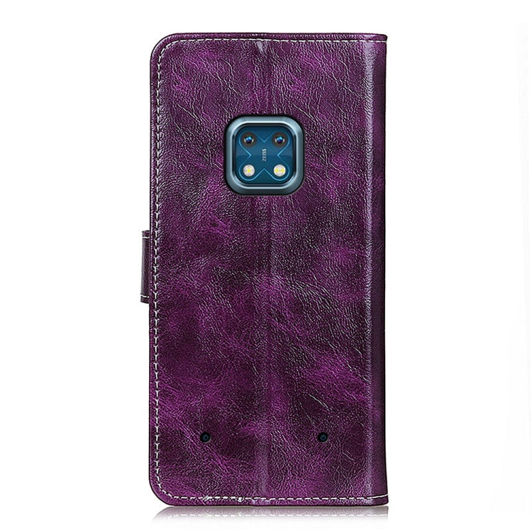 For Nokia XR20 5G Retro Crazy Horse Texture Horizontal Flip Leather Case with Holder & Card Slots & Photo Frame & Wallet