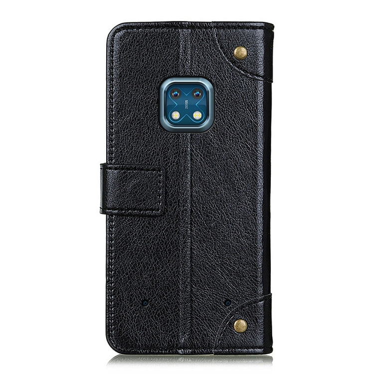 For Nokia XR20 5G Copper Buckle Nappa Texture Horizontal Flip Leather Case with Holder & Card Slots & Wallet