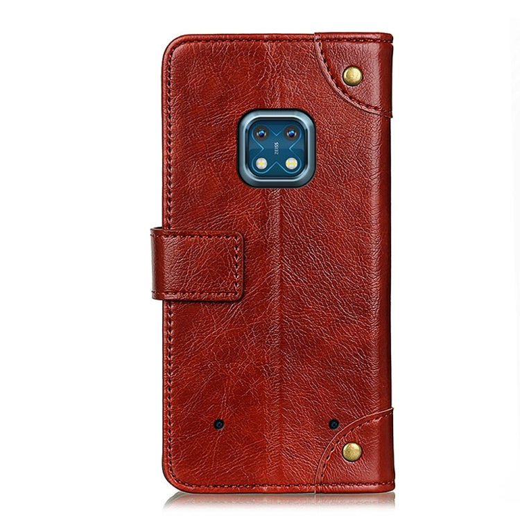 For Nokia XR20 5G Copper Buckle Nappa Texture Horizontal Flip Leather Case with Holder & Card Slots & Wallet