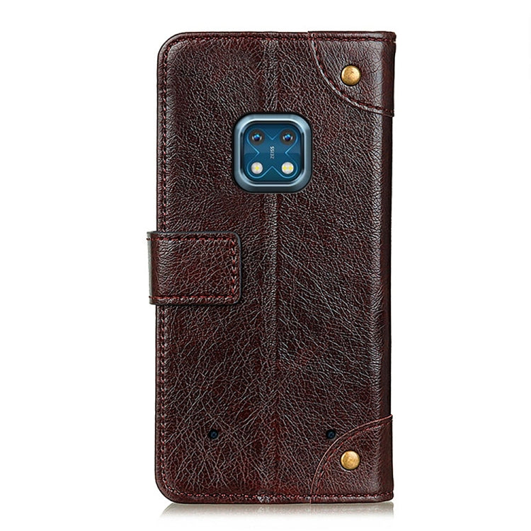 For Nokia XR20 5G Copper Buckle Nappa Texture Horizontal Flip Leather Case with Holder & Card Slots & Wallet
