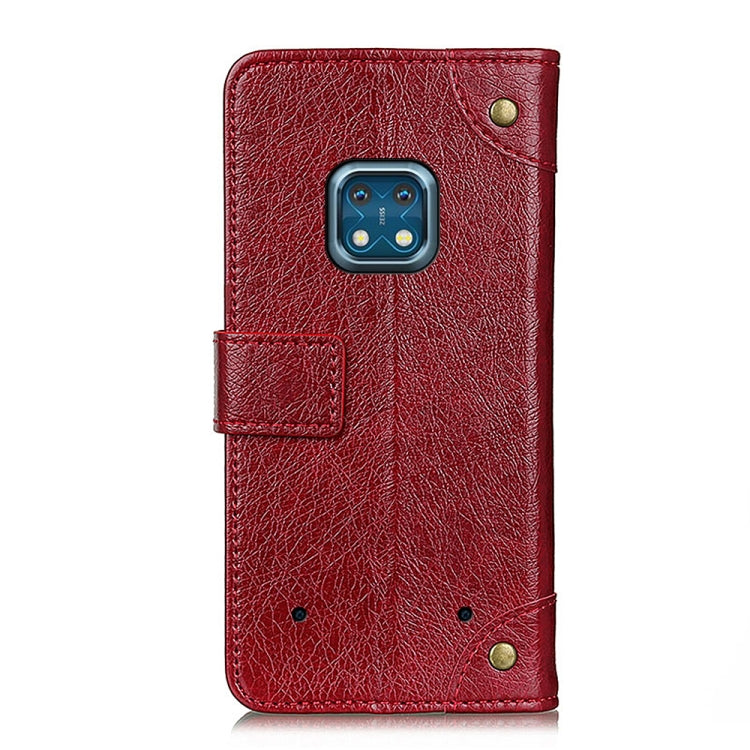 For Nokia XR20 5G Copper Buckle Nappa Texture Horizontal Flip Leather Case with Holder & Card Slots & Wallet