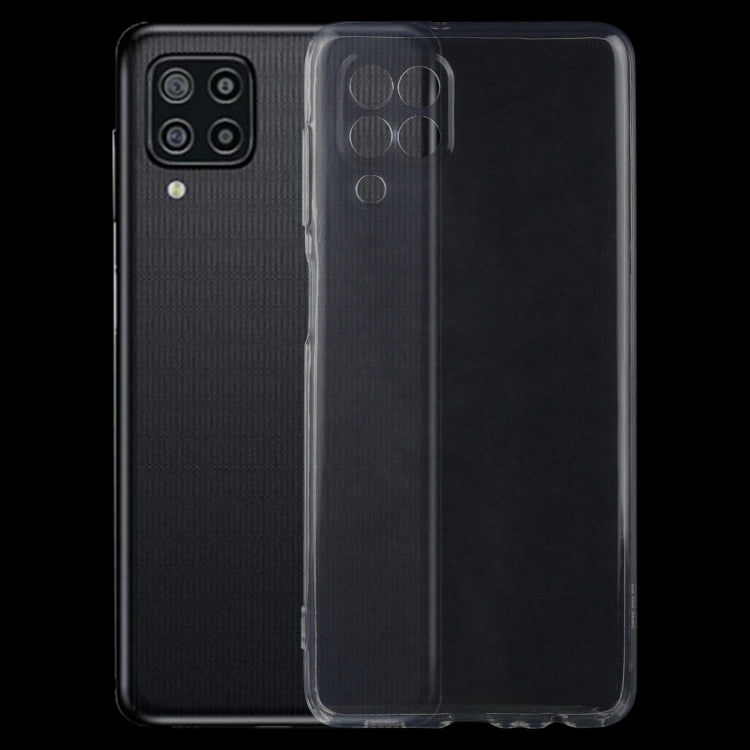 For Samsung Galaxy F22 0.75mm Ultra-thin Transparent TPU Soft Protective Case