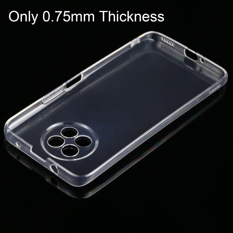 For Huawei nova 8i 0.75mm Ultra-thin Transparent TPU Soft Protective Case