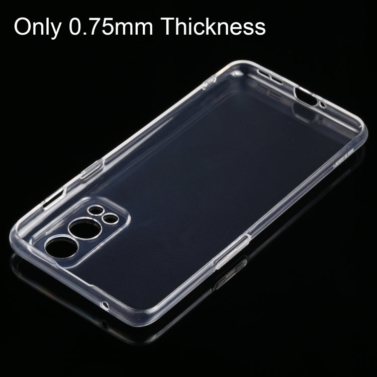 For OnePlus Nord 2 5G 0.75mm Ultra-thin Transparent TPU Soft Protective Case