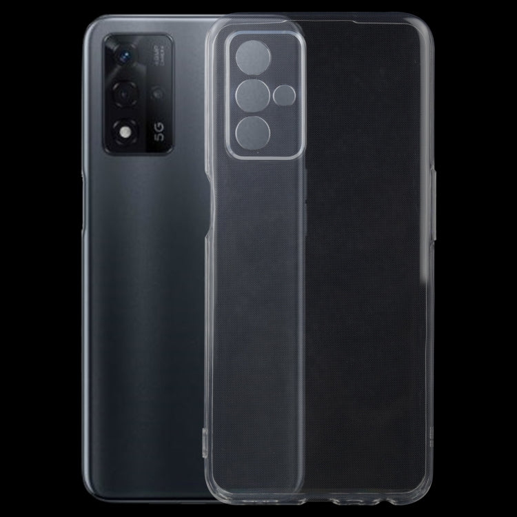 For OPPO A93s 5G 0.75mm Ultra-thin Transparent TPU Soft Protective Case
