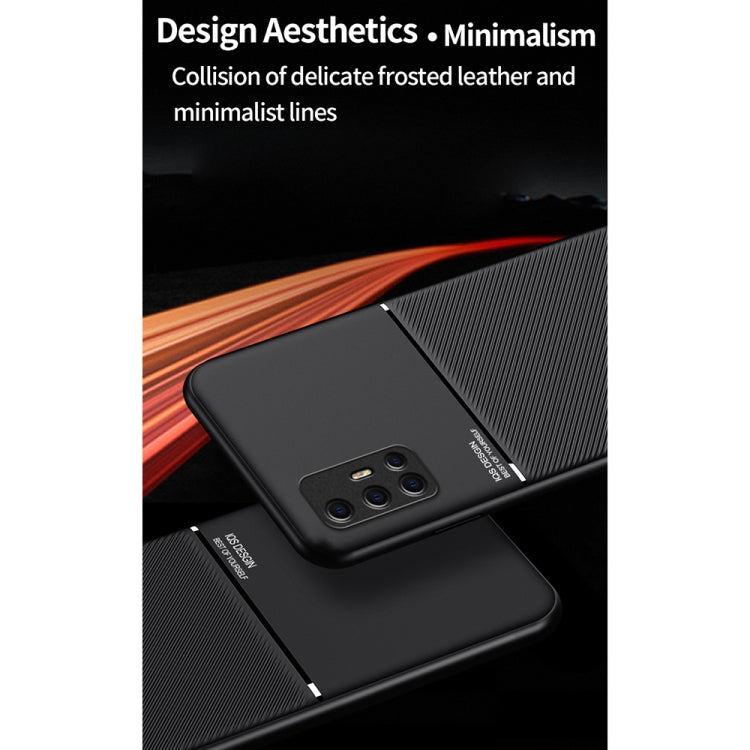 Classic Tilt Strip Grain Magnetic Shockproof PC + TPU Case For vivo Y50