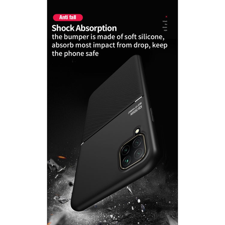 Classic Tilt Strip Grain Magnetic Shockproof PC + TPU Case For Samsung Galaxy A22 4G