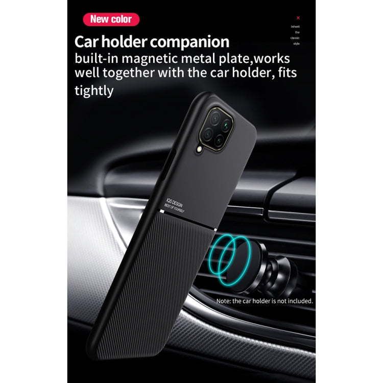 Classic Tilt Strip Grain Magnetic Shockproof PC + TPU Case For Samsung Galaxy A22 4G