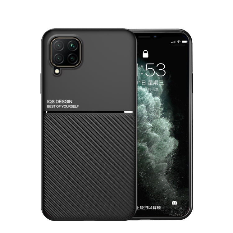 Classic Tilt Strip Grain Magnetic Shockproof PC + TPU Case For Samsung Galaxy A22 4G